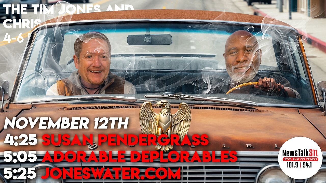 The Tim Jones and Chris Arps Show 11.12.2024 Susan Pendergrass | Rebecca James | JonesWater.com