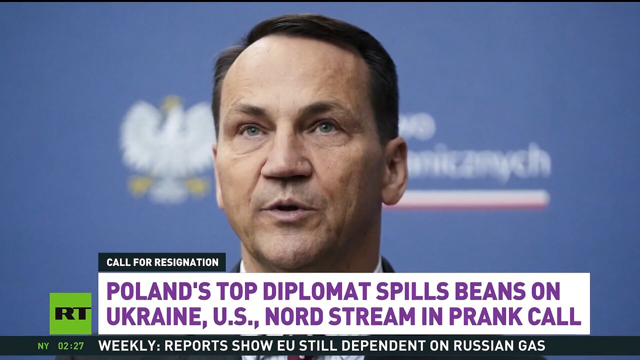 Poland’s FM Sikorski spills the beans on Ukraine, the US, and Nord Stream in a prank call