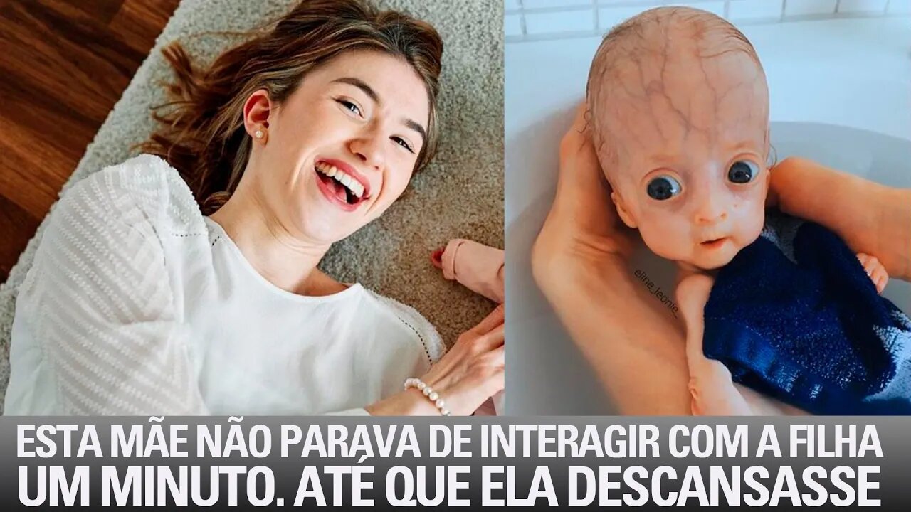 Esta Mãe Não Parava De Interagir Com a Filha Um Minuto. Até Que Ela Descansasse