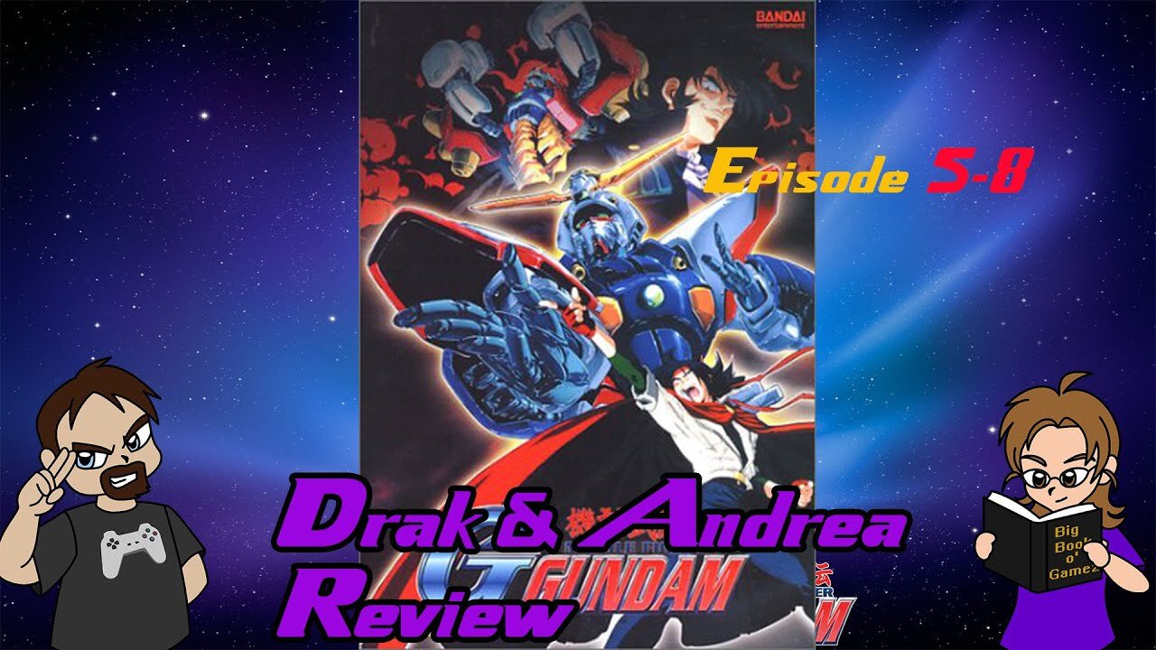 HOLY EXPOSITION DOMON!! Drak & Andrea Review Mobile Fighter G Gundam - Episodes 5-8