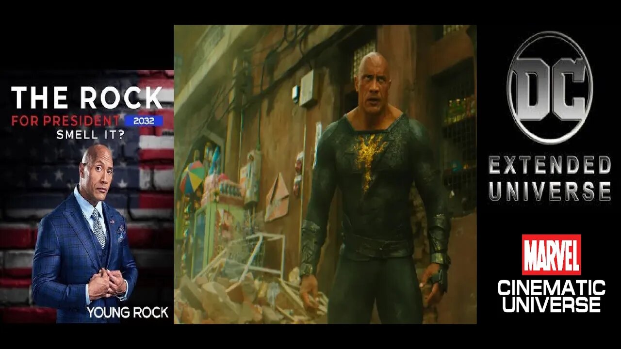 Hollywood's Future Presidential Candidate DWAYNE JOHNSON Pushes for DC & Marvel Crossover