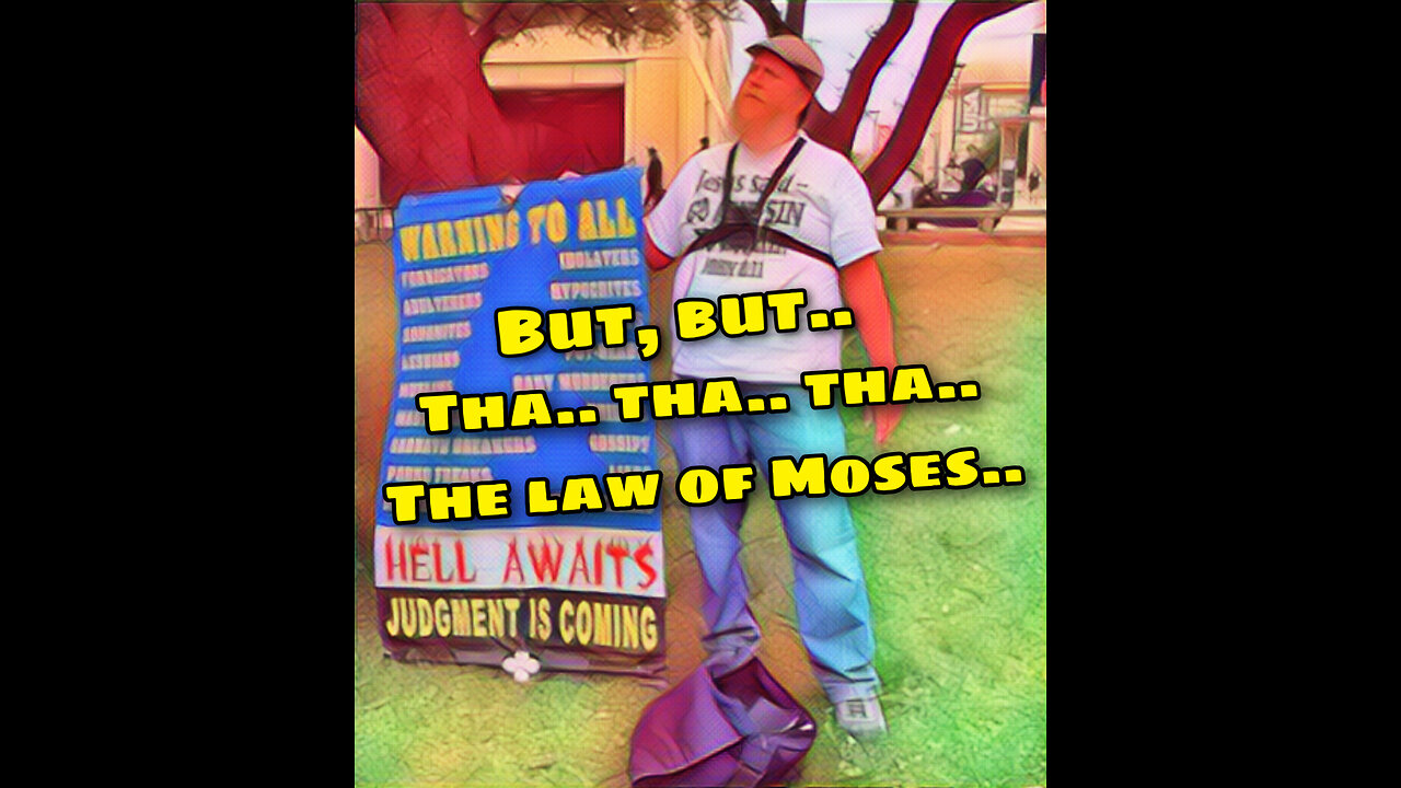 Daniel Lee at U of Arizona.. but, but, tha..tha..tha.. the law of Moses…