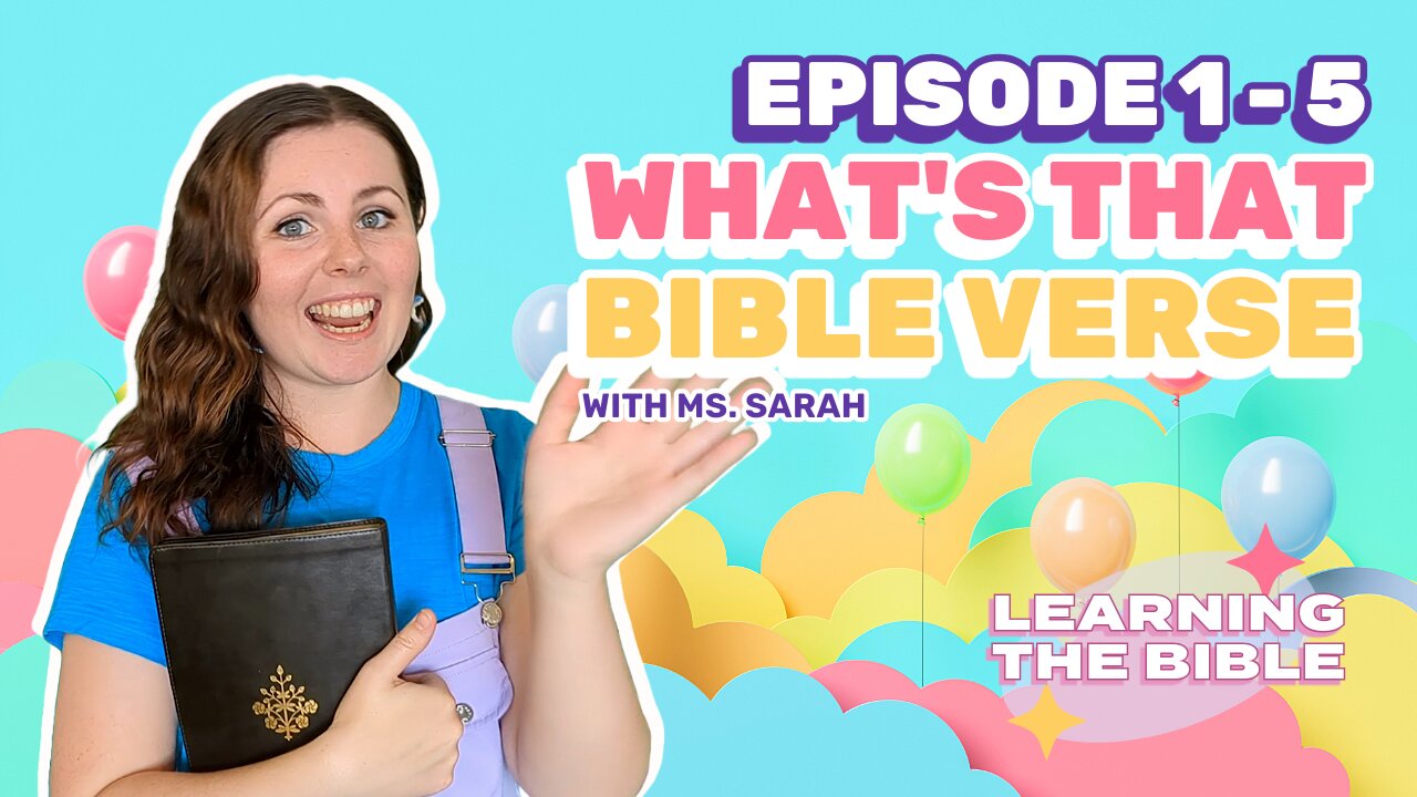 Christian Bible Lessons for Kids | WTV Kids | Episode 1- 5