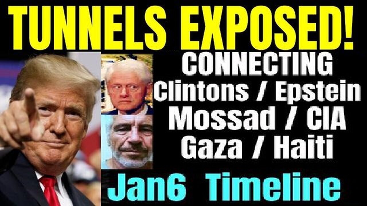 BOOM INTEL: Tunnels Exposed! Clintons-Epstein-Mosss-Gaza-Haiti 11/1/24..