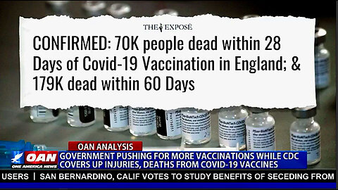 A Sharpe Report on CDC Vaccine Cover Up ~Injuries and Deaths~