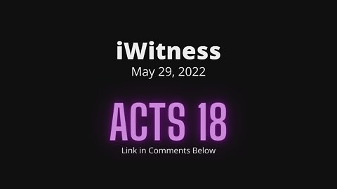 Acts 18 Read & Discuss