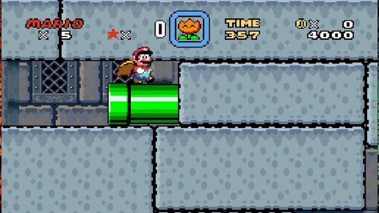 I've found 2 secrets in Morton's Castle Super Mario World