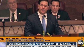 Governor Ducey announces funding for untested rape kits