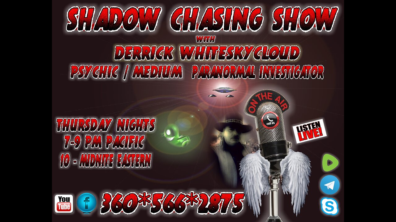 SHADOW CHASING SHOW - LET'S TALK PSYCHIC & MEDIUMS & PREDICTIONS 9-5-2024