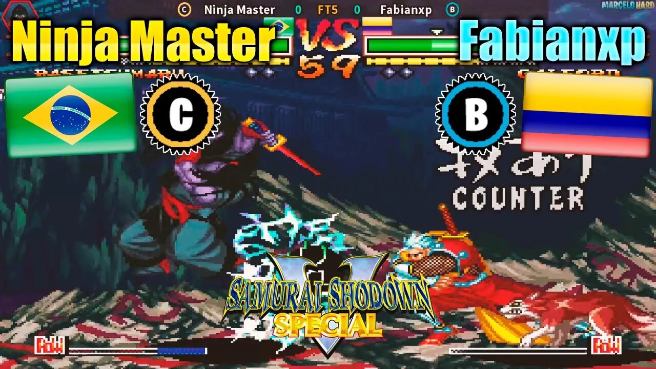 Samurai Shodown V Special (Ninja Master Vs. Fabianxp) [Brazil Vs. Colombia]