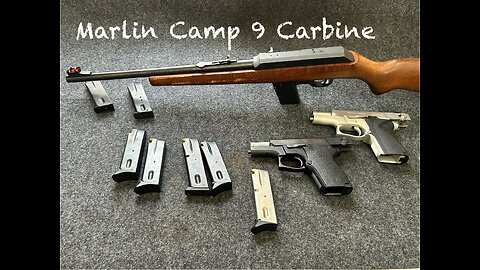 The Vintage Marlin 9mm PC Carbine that uses Smith and Wesson Mags. The Model 9 Camp Carbine