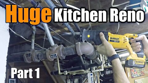 Handyman Starts Massive Kitchen Renovation | THE HANDYMAN |