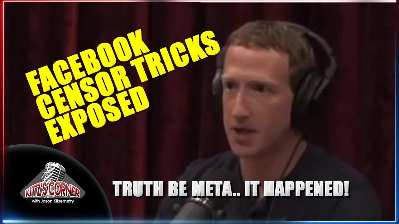 Mark Zuckerberg exposes Facebook's secret plan of censorship on Joe Rogan