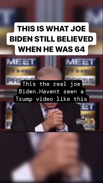 This is the real joe biden