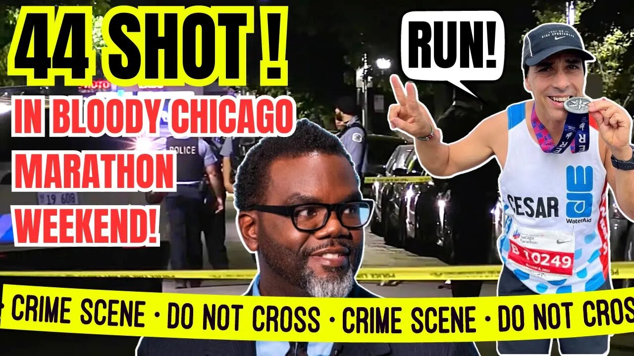 Chicago Marathon Weekend TURNS BLOODY! 44 SHOT in Brandon Johnson's URBAN DISASTER!