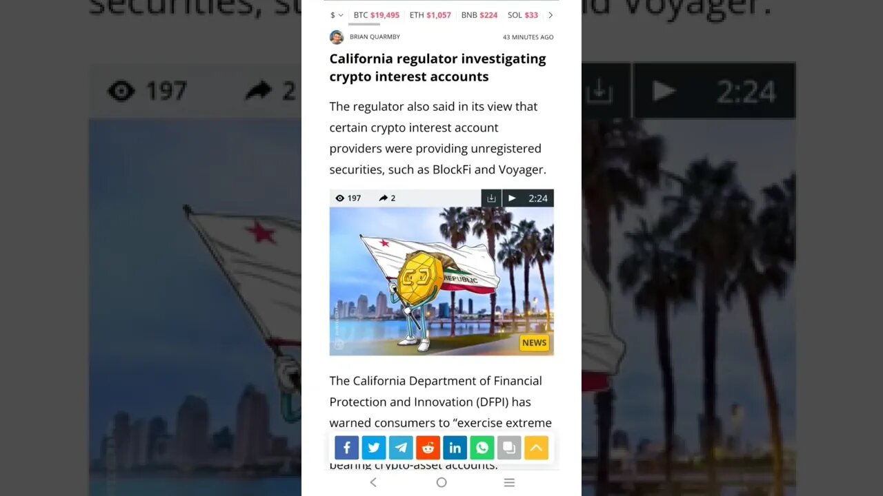 The California Department of Financial Protection has Warned #cryptomash #cryptomashnews #cryptonews