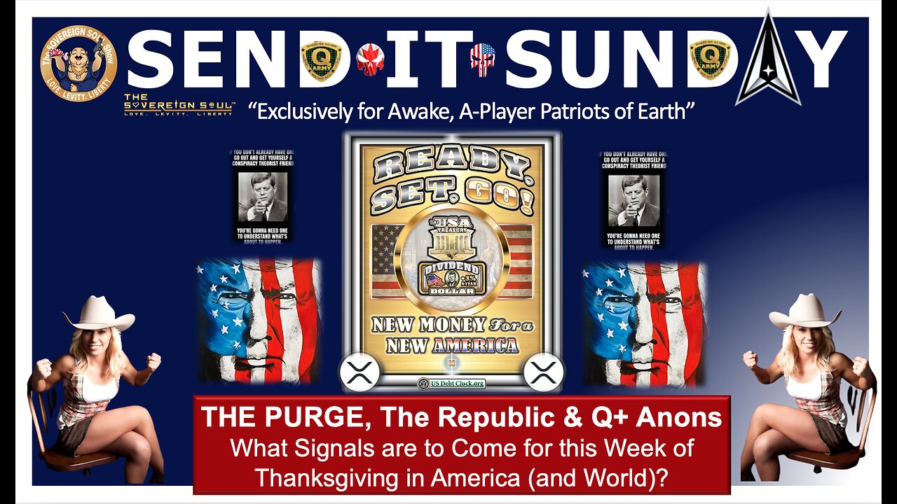 ⚡️SEND IT SUNDAY⚡️How Team Trump/Q+ Anons may Purge [DS], Stock Market, Rock XRP, Pharma & MSM this week