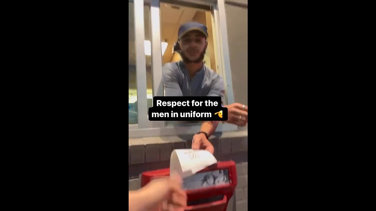 Respect for the man in uniform