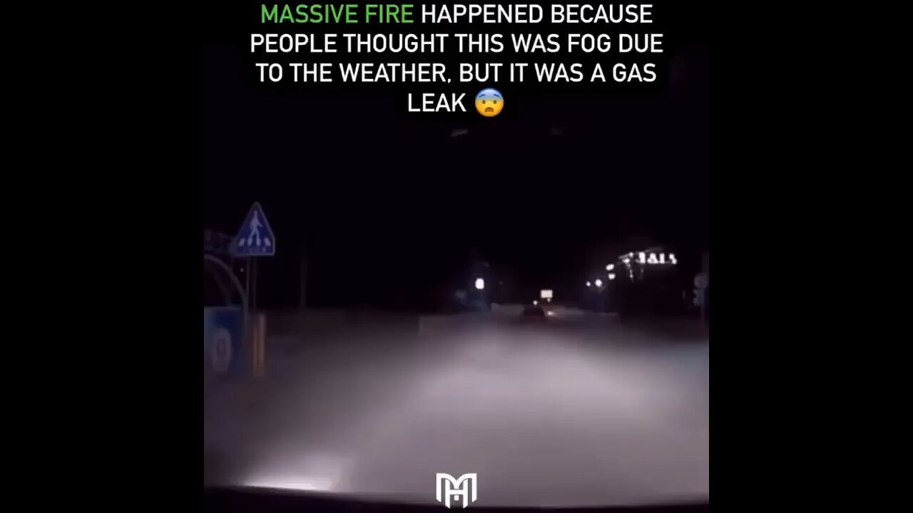 Huge Explosion Happened Cause A Gas Leak Looked Like Morning Fog