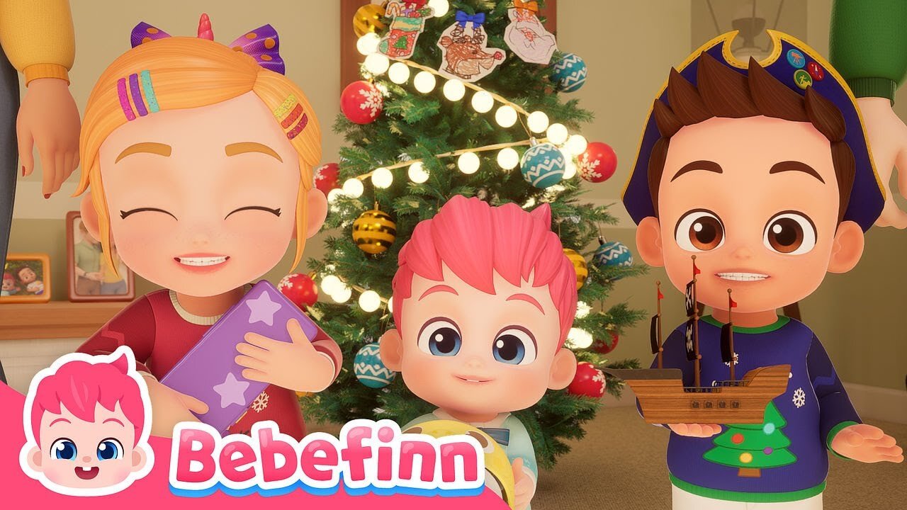 [NEW] 🎁 The Christmas Party | Musical Stories | Bebefinn Playtime