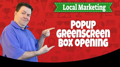 Popup Green Screen Open Box - How To Do Green Screen