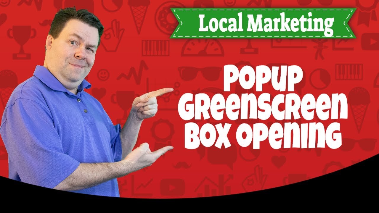 Popup Green Screen Open Box - How To Do Green Screen