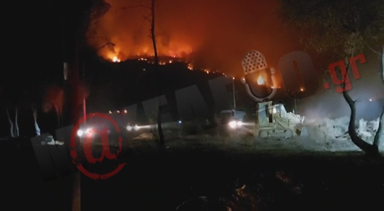 ΦΩΤΙΕΣ 06/08/2021 - ΣΥΝΕΧΙΖΕΤΑΙ Η ΜΑΧΗ ΤΗΣ ΚΑΤΑΣΒΕΣΗΣ | makeleio.gr