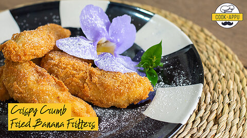 Crispy Crumb Fried Banana Fritters - Easy & Quick