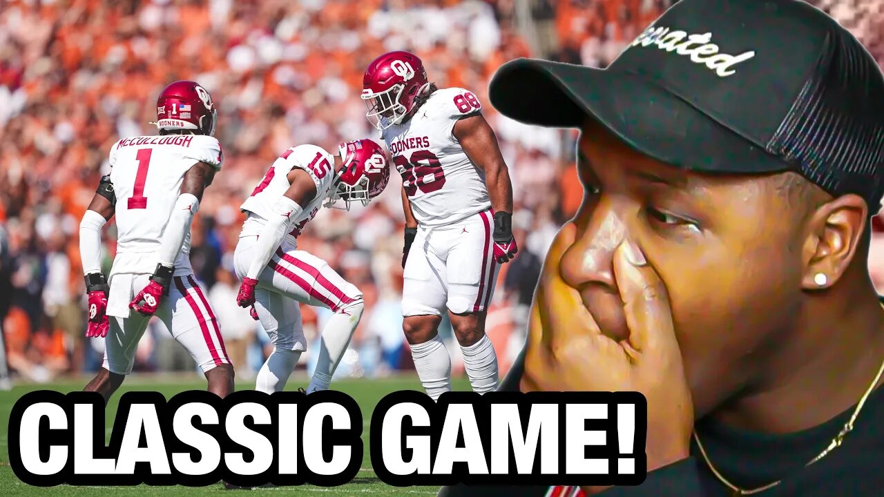 DBlair Reacts To #12 Oklahoma vs #3 Texas | Red River Rivalry | 2023 College Football