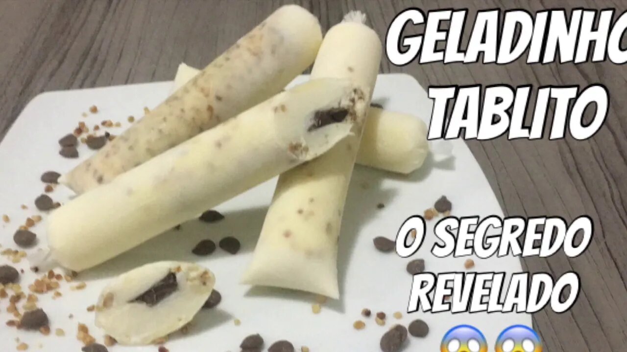 Geladinho Gourmet Tablito - O SEGREDO REVELADO - Aprenda a fazer e venda muito !! Geladinho da Moda