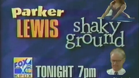 1993 Fox "Parker Lewis and Shaky Ground" TV Trailer Pormos (90's TV)