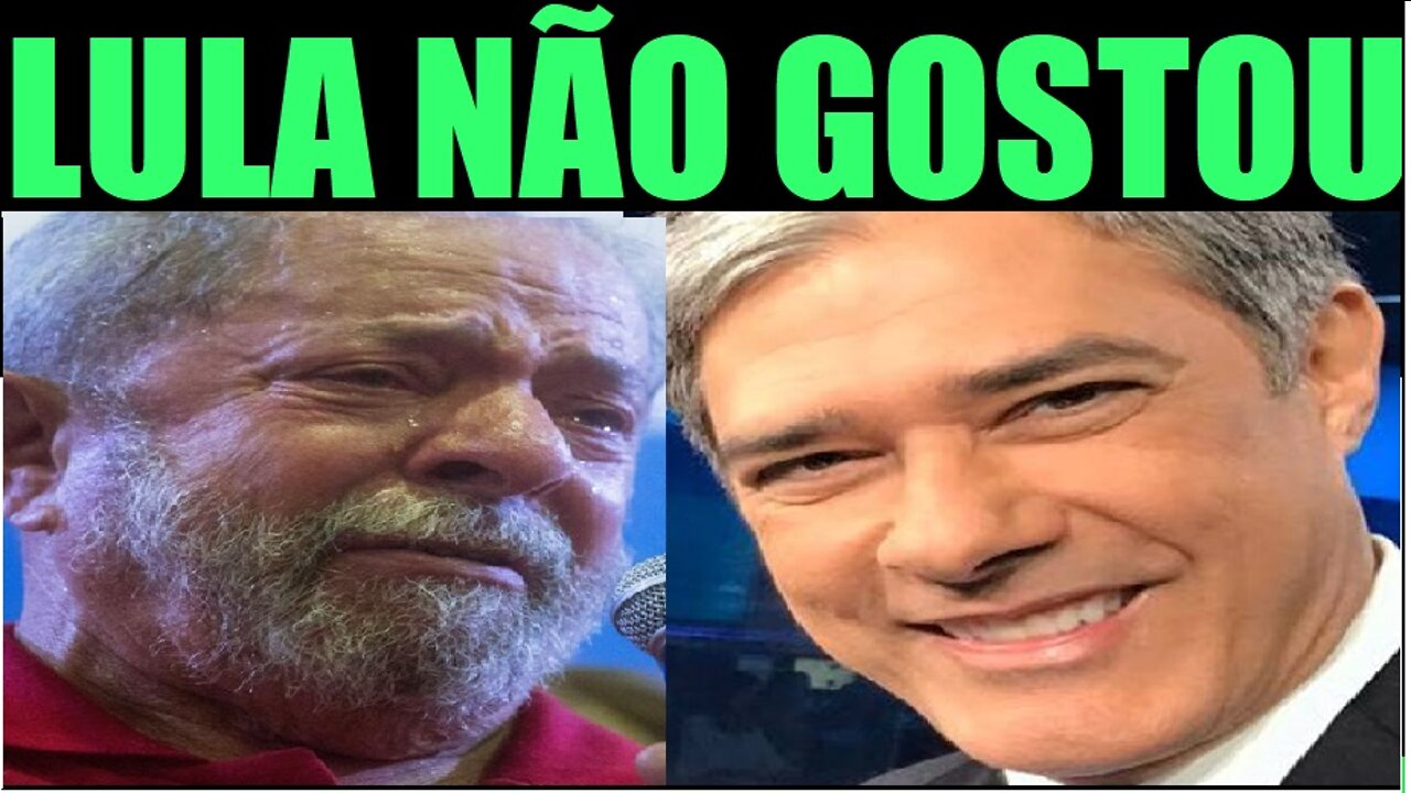 LULA NÃO GOSTOU DE ASSISTIR O JORNAL NACIONAL DA GLOBO🤣