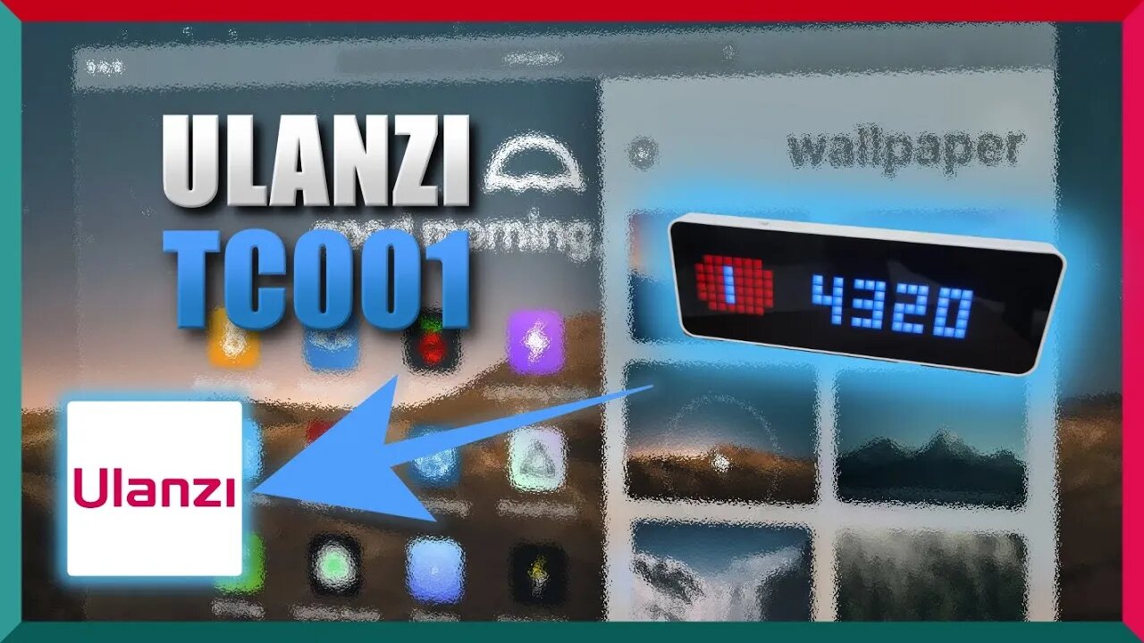 Ulanzi TC001 vídeo completo [unboxing e tutorial]