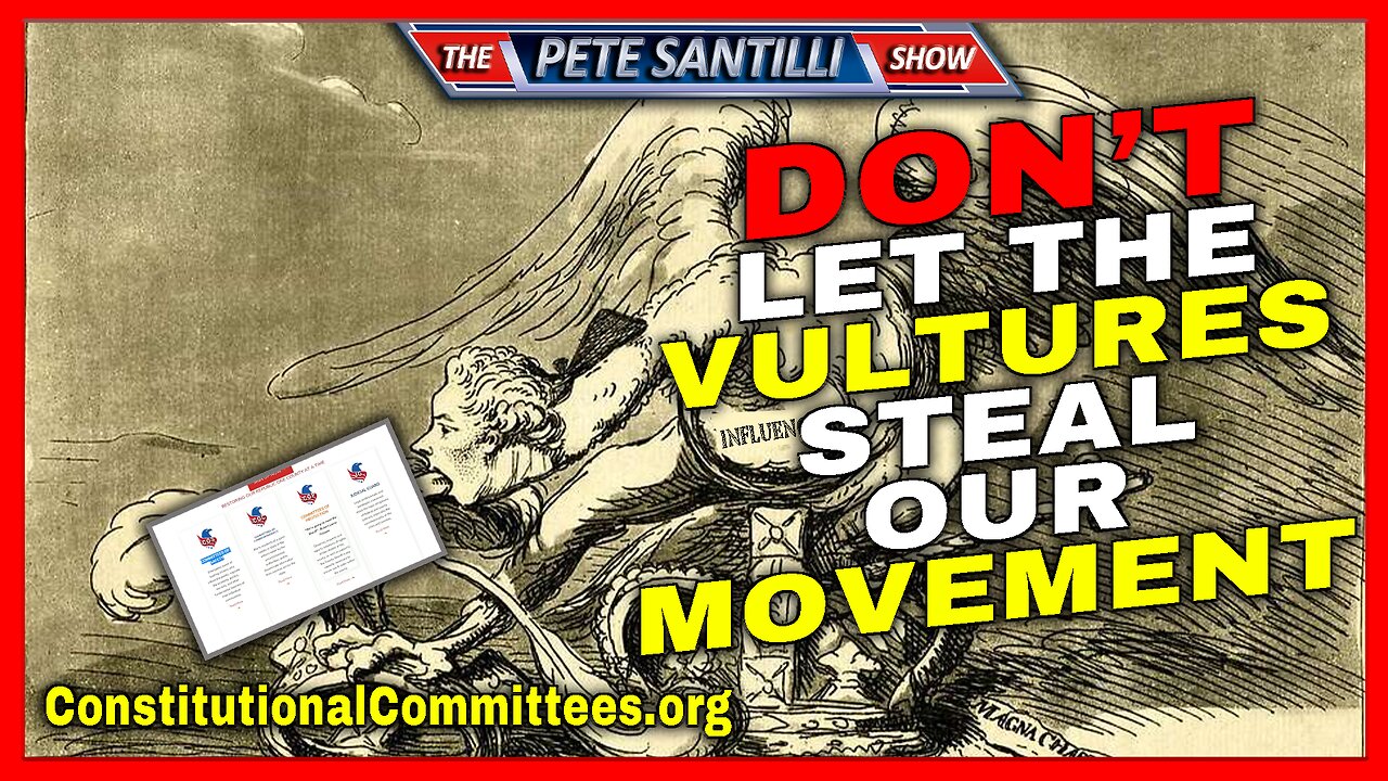 Don't Let The Vultures Hijack Our Movement