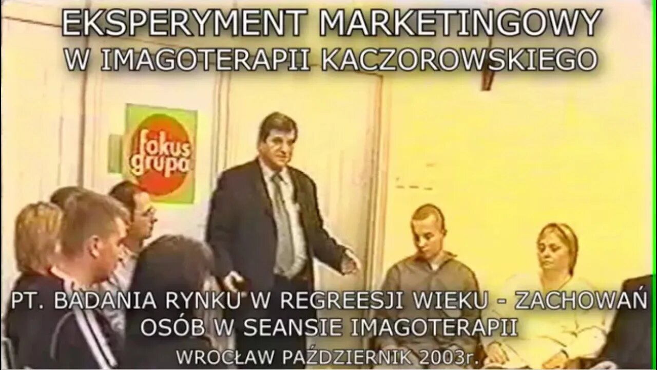 ZACHOWANIE OSÓB W SEANSIE - BADANIA RYNKU W REGRESJI WIEKU- EKSPERYMENT MARKETINGOWY/2003©TV - IMAGO