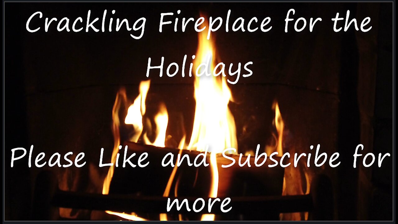 Crackling Fireplace for 2 Hours