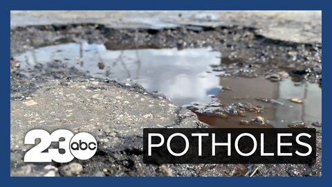 Bakersfield sees an increase in potholes due to recent storms