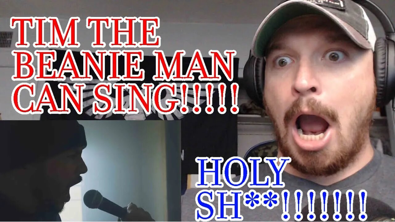 BLASTCAPBADGER REACTS! TIMCAST - ONLY EVER WANTED (*REACTION*) BEANIE MAN CAN SING!!!!!!