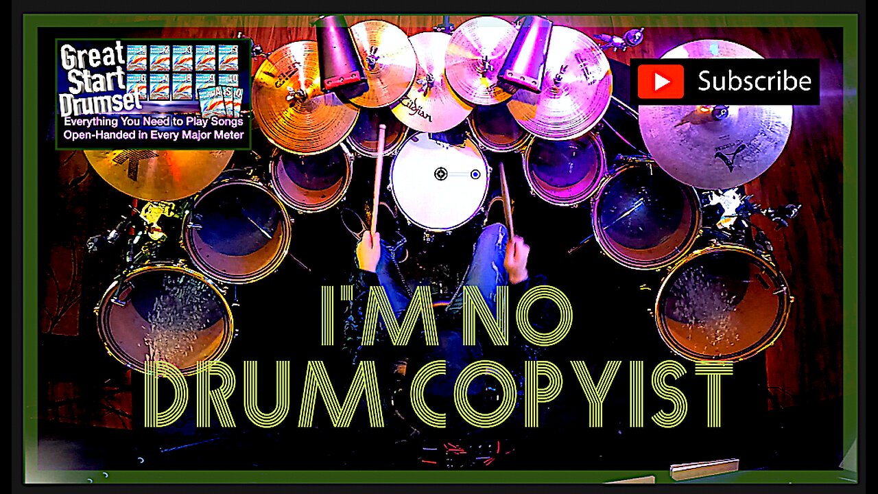 No Drum Copyist * Mirrored Kit Minute: Linear Squared * Larry London