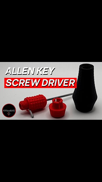 🔧 3D Printed Tools - Universal Allen Key - 3D Printed Screwdriver - 3D Printed Hacks