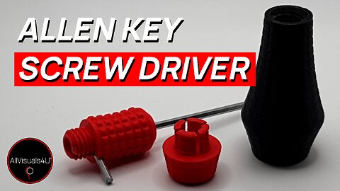 🔧 3D Printed Tools - Universal Allen Key - 3D Printed Screwdriver - 3D Printed Hacks