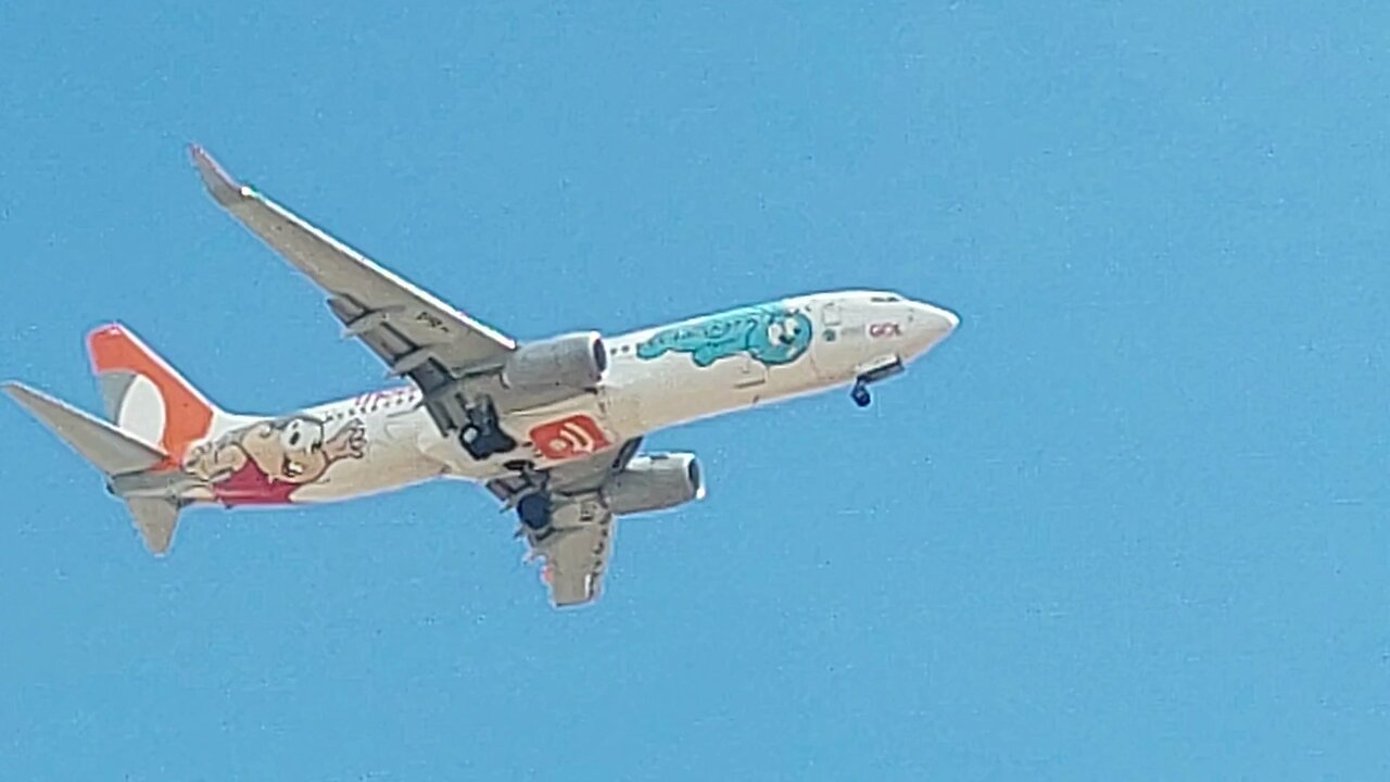 Boeing 737-800 PR-GXW coming from São Paulo to Fortaleza