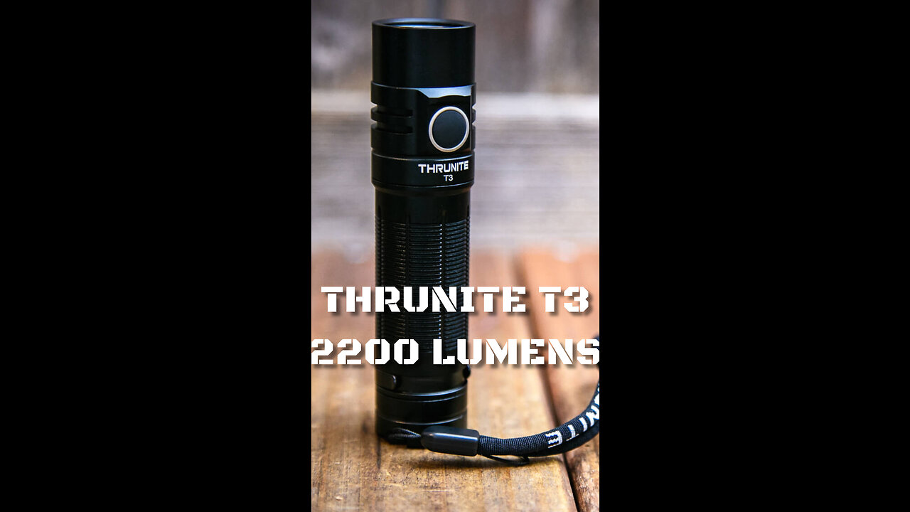 What is the BRIGHTEST Flashlight for $50 (T3 Thrunite) #shorts #flashlight #brightest