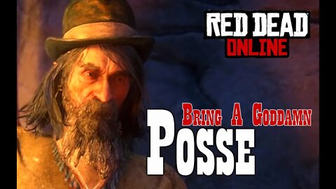 Red Dead Online 24 - Bring A Goddamn Posse - No Commentary Gameplay