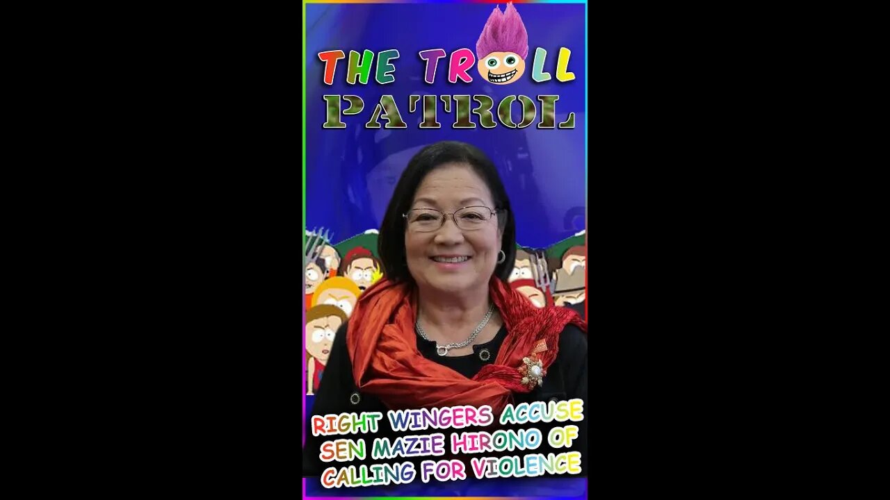 Right Wingers Accuse Sen Hirono Of Calling For Violence #shorts