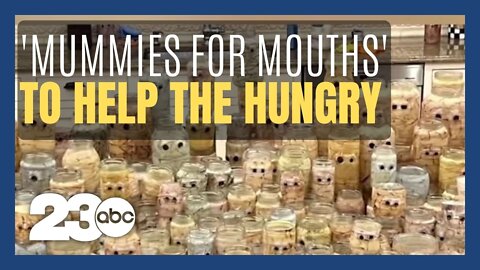 Virginia teen is frightfully good at helping his community with his 'Mummies for Mouths' food charity