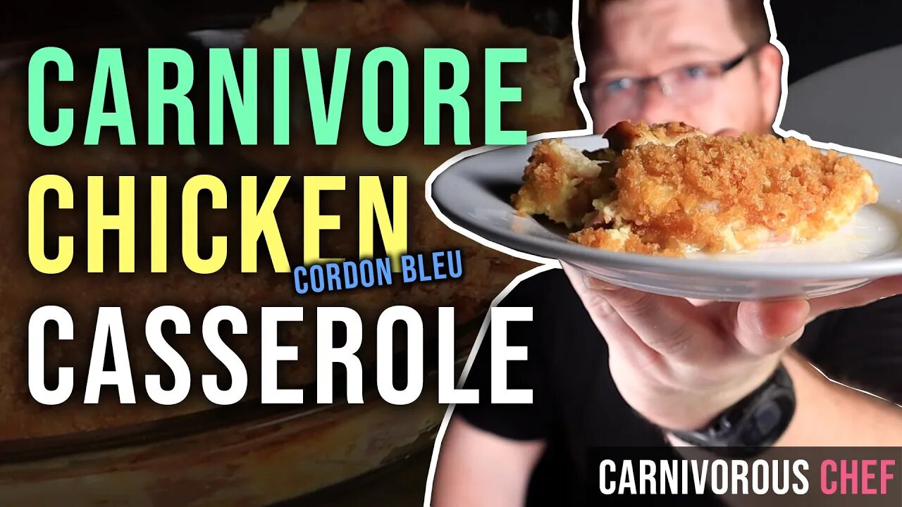 THE Chicken Cordon Bleu Casserole | Carnivore Recipe