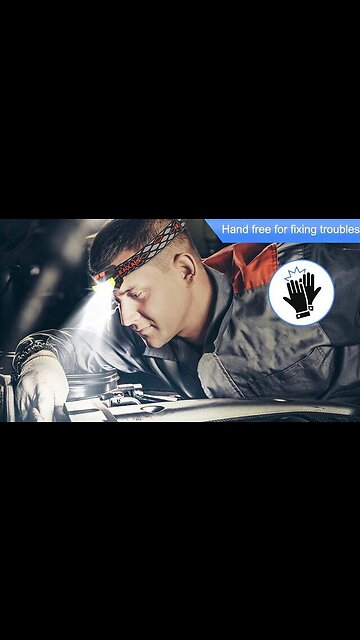 Powerful Waterproof Head Flashlight