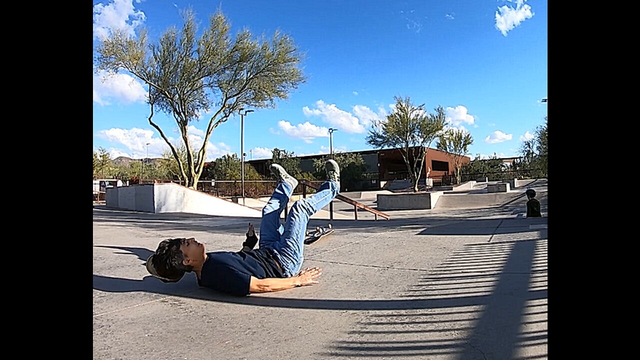 Henry boys at a skatepark 3-5-22