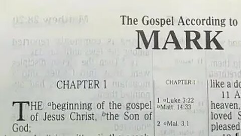 Mark: Chapters 01-03